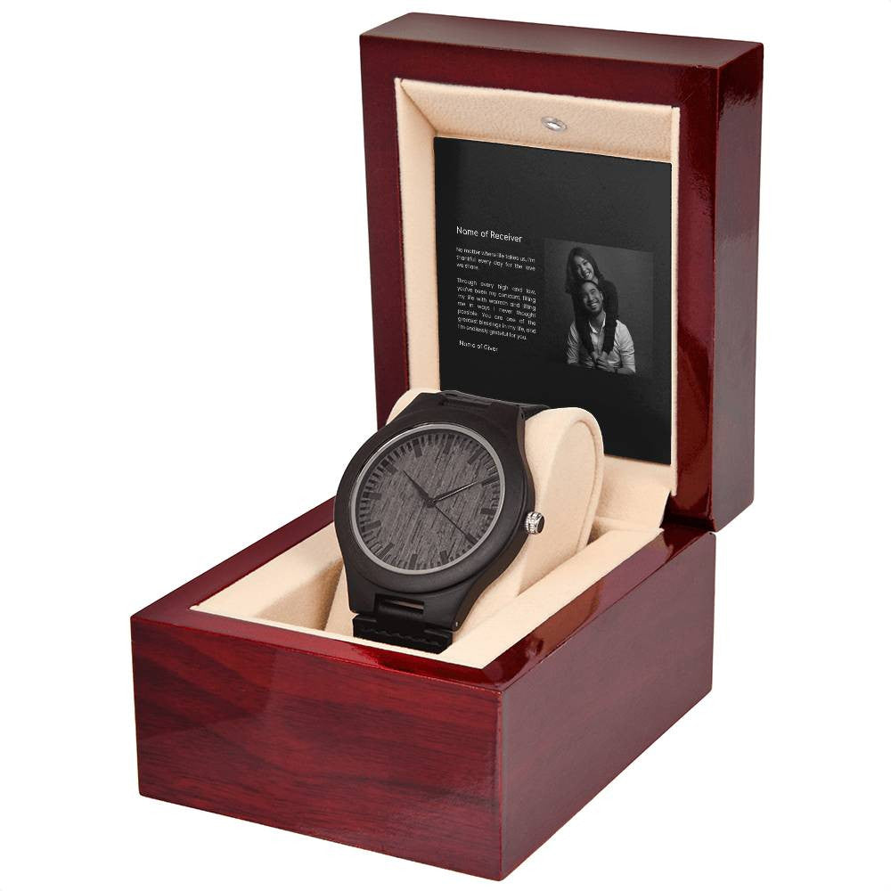 Custom Wooden Watch - for Men