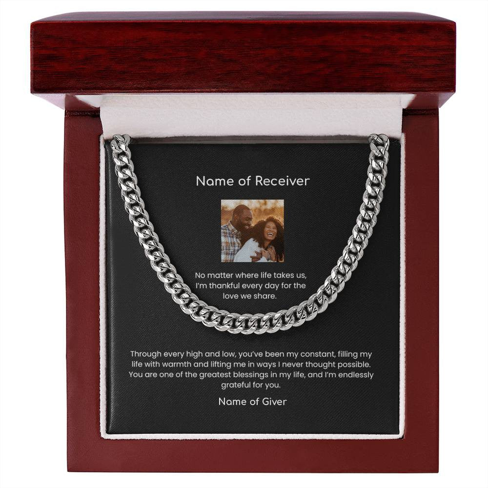 Cuban Link Chain Necklace - for Men