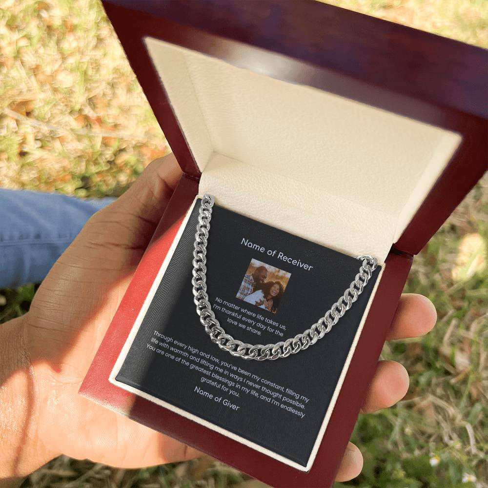Cuban Link Chain Necklace - for Men