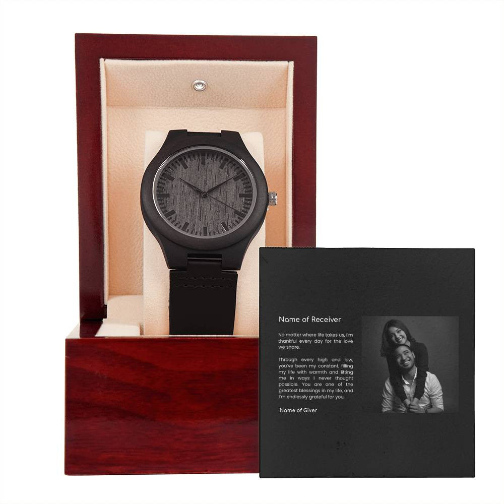 Custom Wooden Watch - for Men