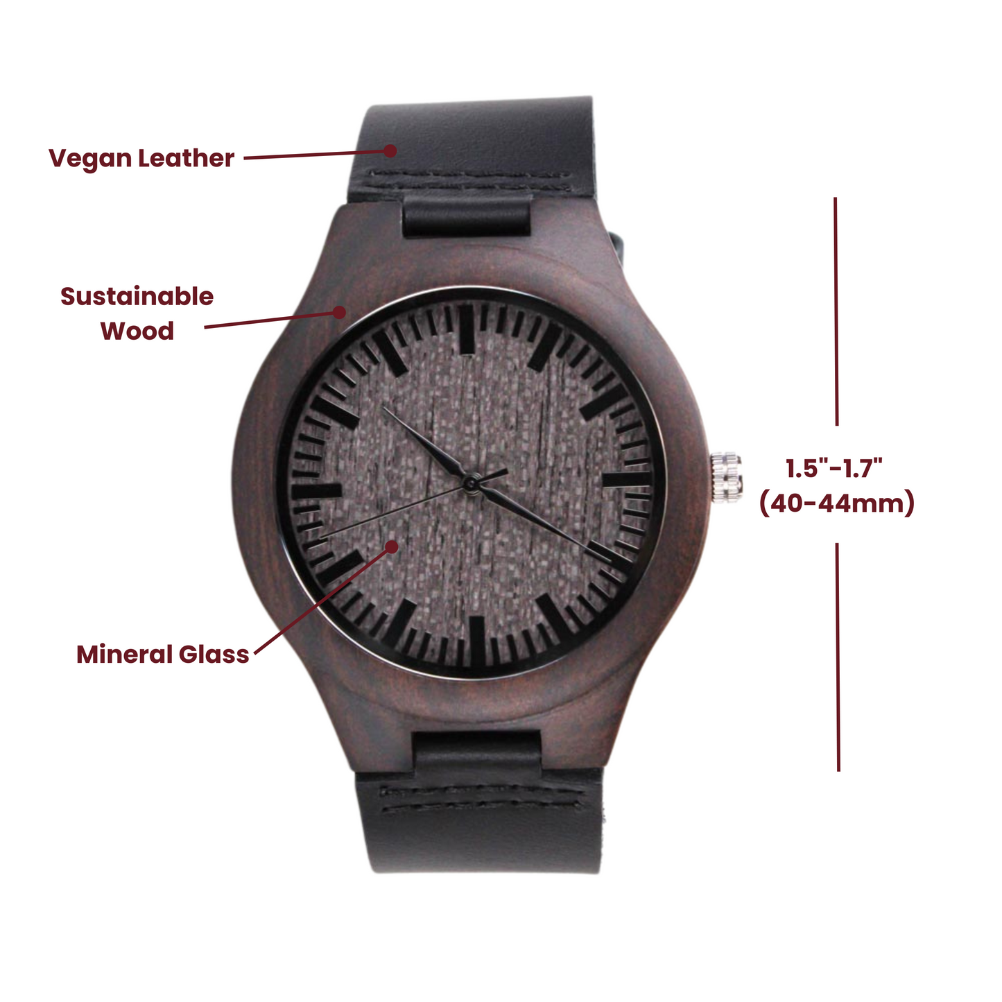 Custom Wooden Watch - for Men