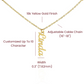 Custom Vertical Name Necklace - for Women