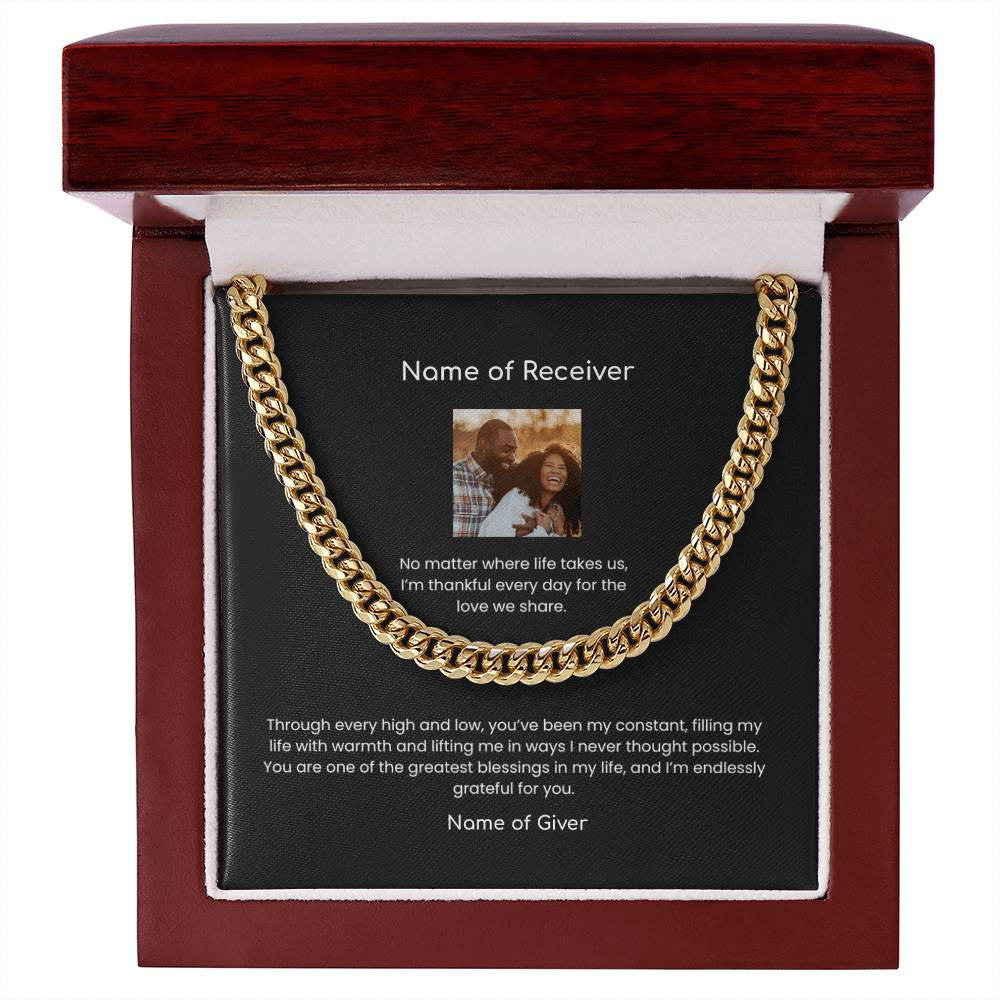 Cuban Link Chain Necklace - for Men