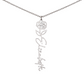 Custom Birth Flower Name Necklace - for Women