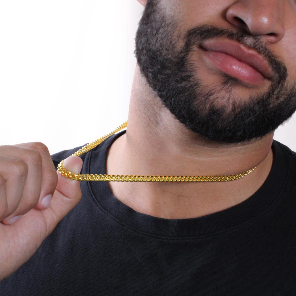 Cuban Link Chain Necklace - for Men