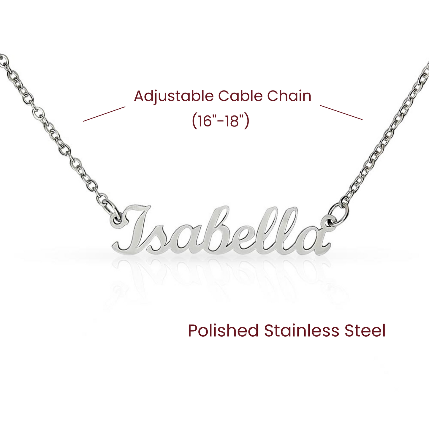 Custom Name Necklace - for Women