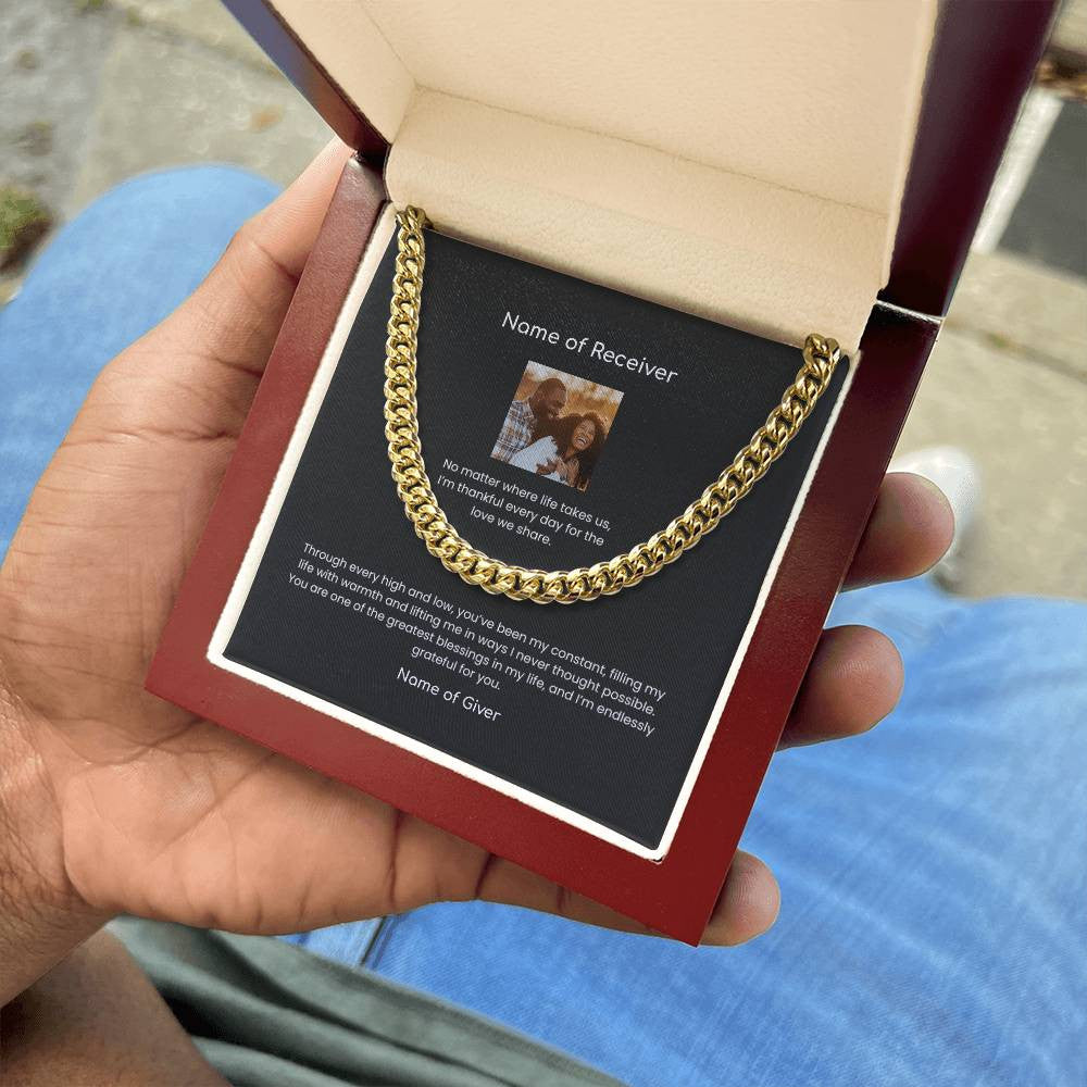 Cuban Link Chain Necklace - for Men