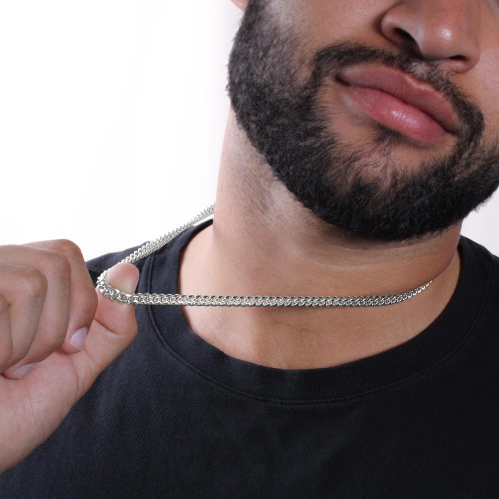 Cuban Link Chain Necklace - for Men