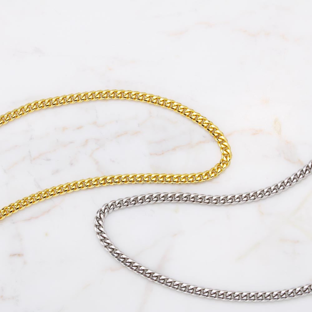 Cuban Link Chain Necklace - for Men