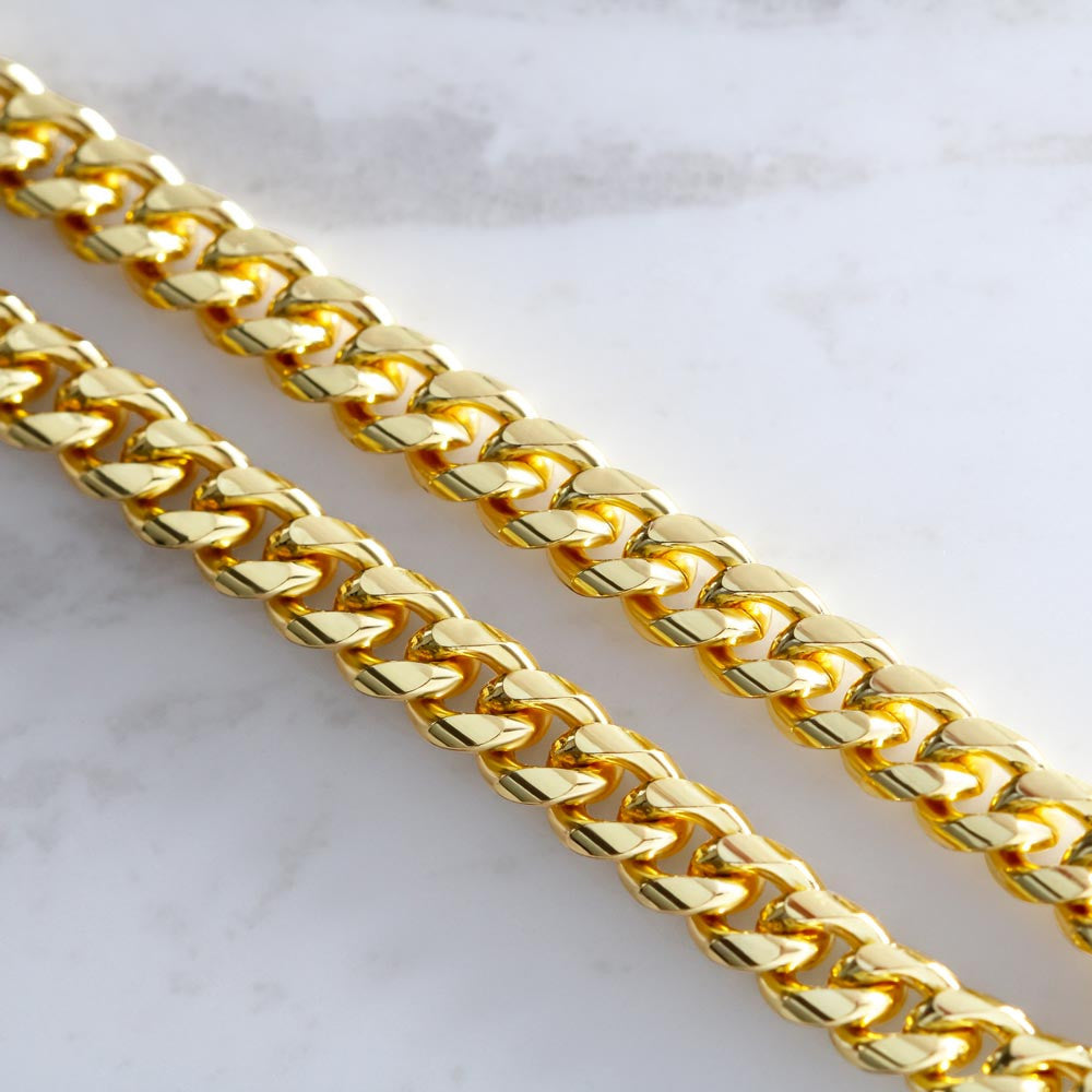 Cuban Link Chain Necklace - for Men