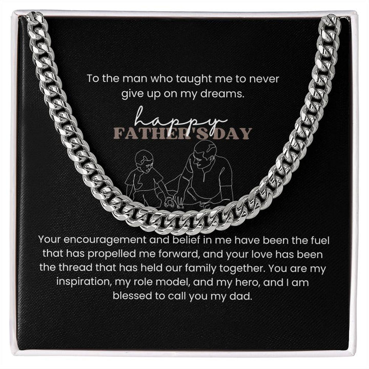 Father's top Day Cuban Link Chain