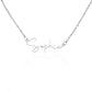 Custom Signature Name Necklace - for Women