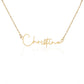 Custom Signature Name Necklace - for Women