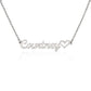 Custom Heart Name Necklace - for Women