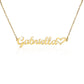 Custom Heart Name Necklace - for Women