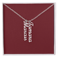 Custom Multi Name Necklace - for Women