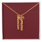 Custom Multi Name Necklace - for Women
