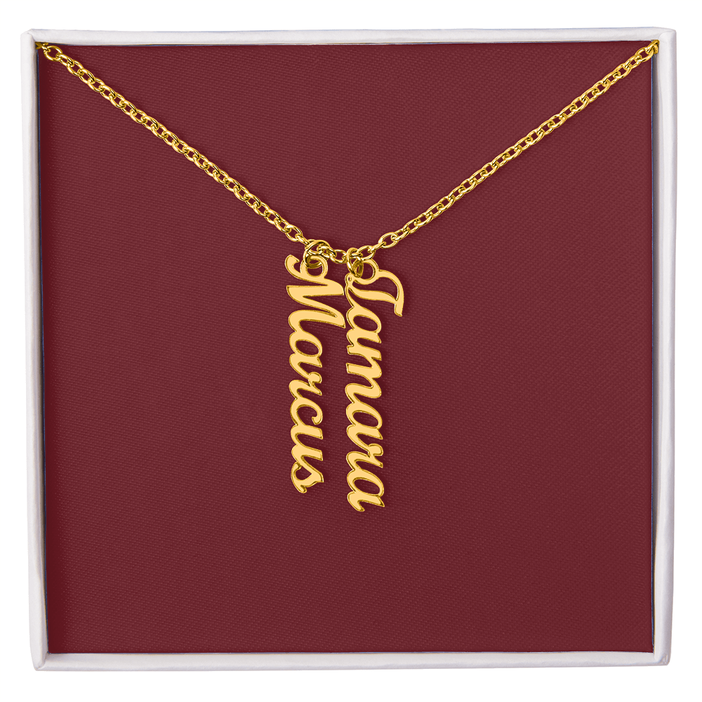 Custom Multi Name Necklace - for Women
